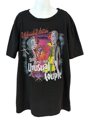 Marvel WandaVision Boys Size XL Black T-shirt Cotton Blend (SKU: 190GB)